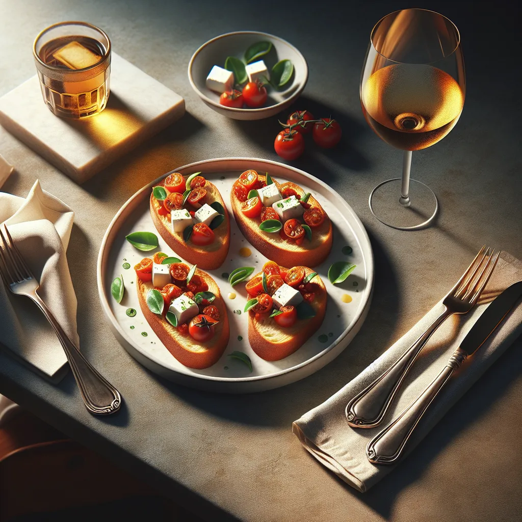 Classic to Italian bruschetta