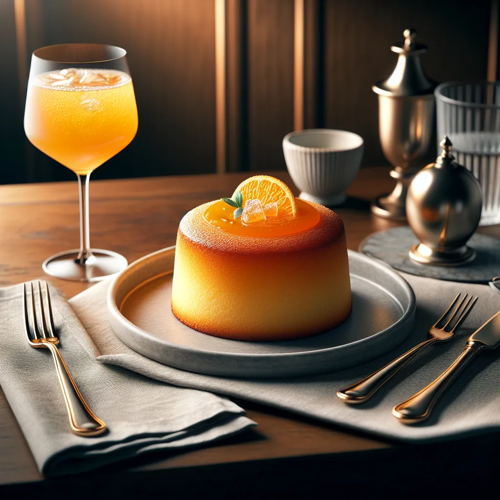 Cute and tasty orange cake