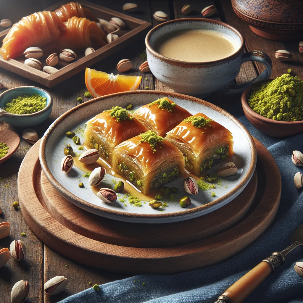 Pistachio baklava