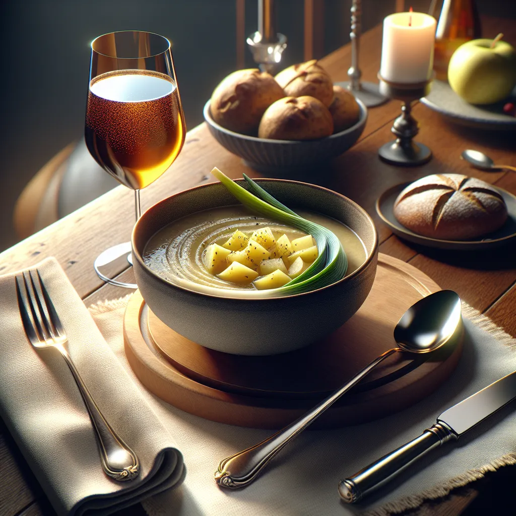 Potato soup and warm clove