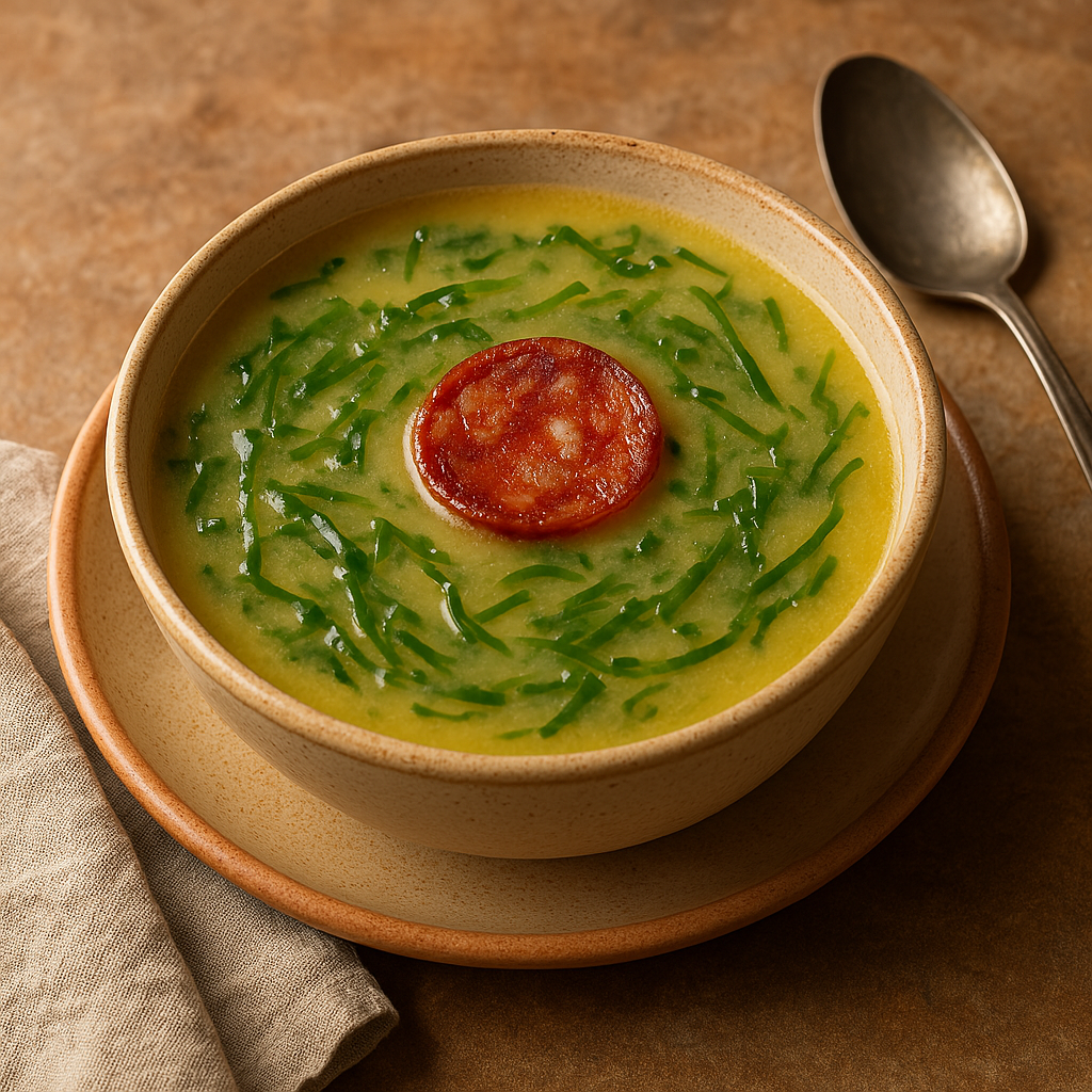 Traditional green broth recipe