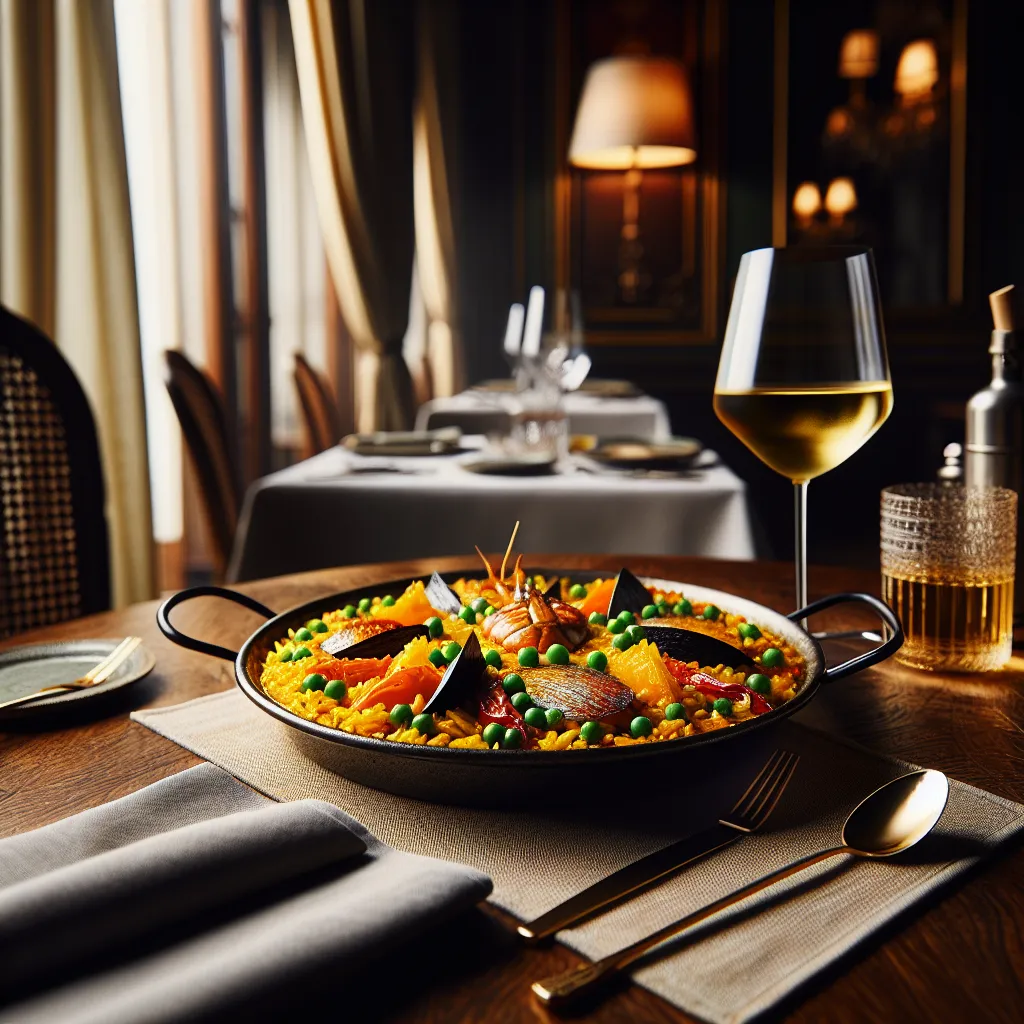 Traditional Paella Valencian recipe